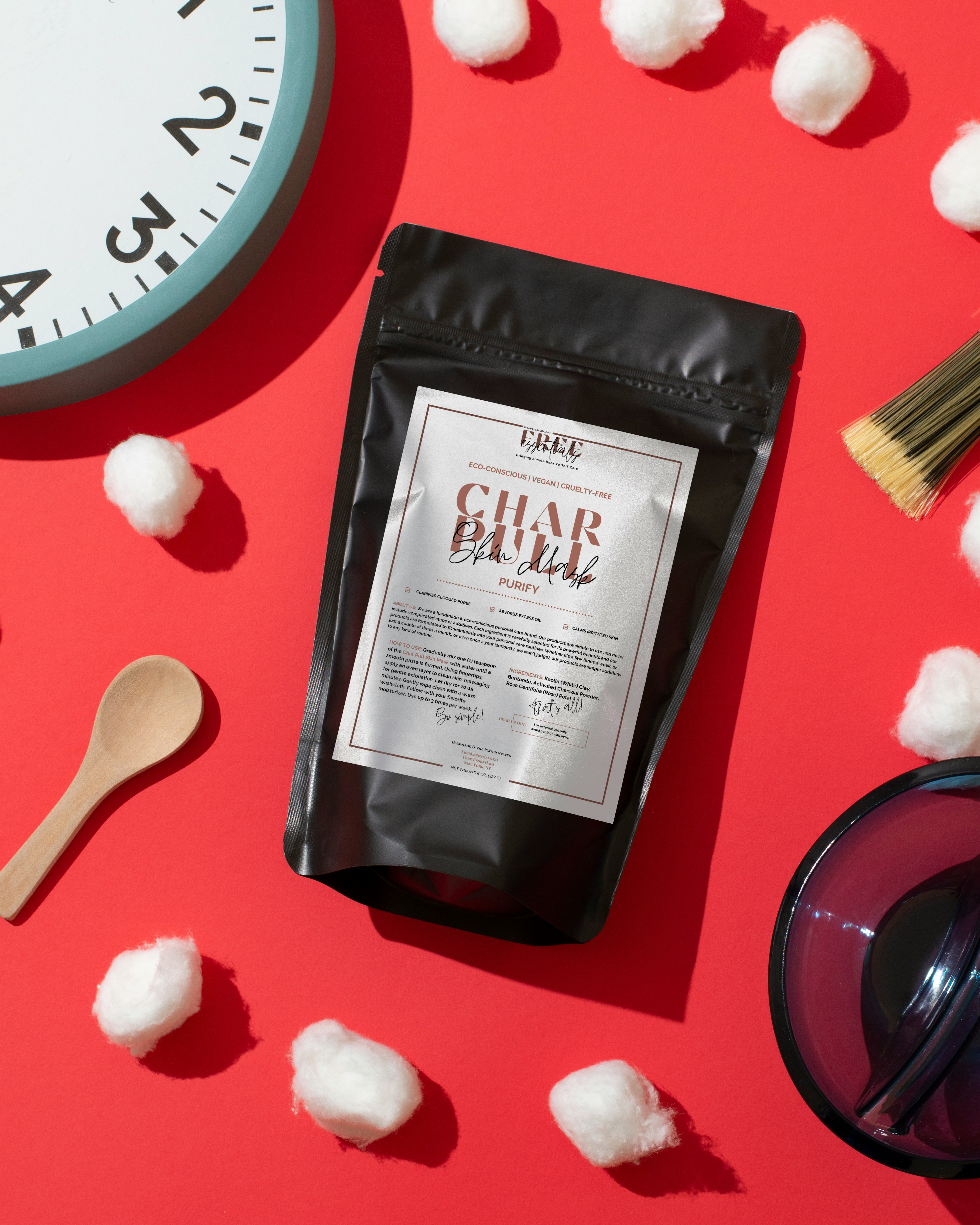 Char & Earth Pull Skin Masks