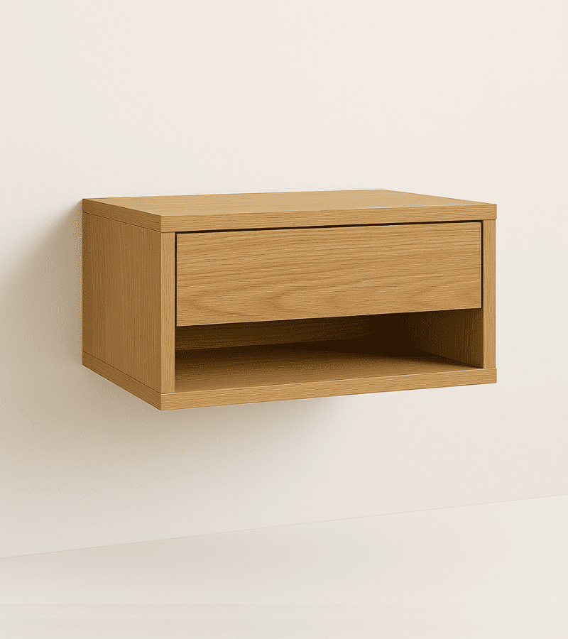 Floating Nightstand with Drawer