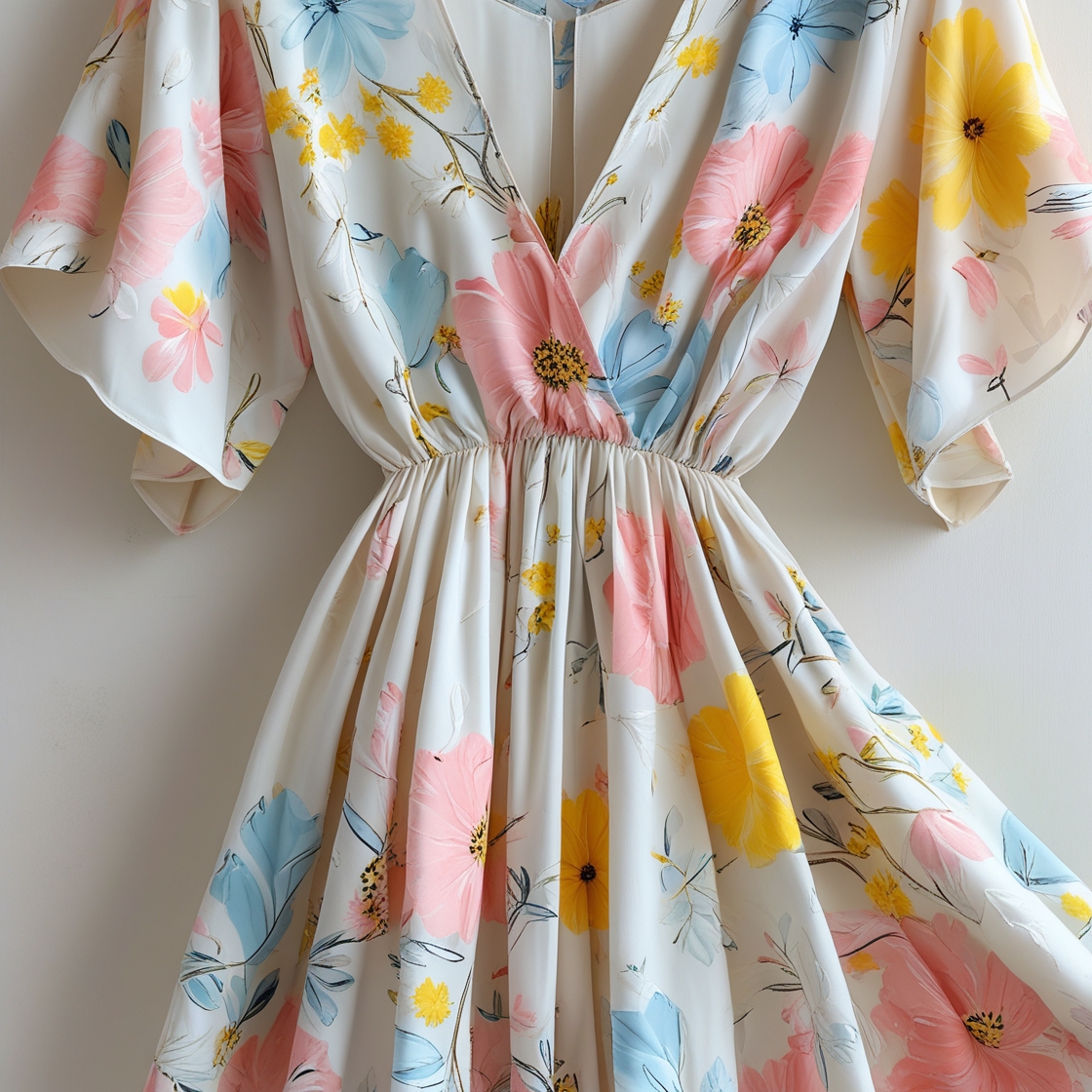 Floral Summer Dress - 1