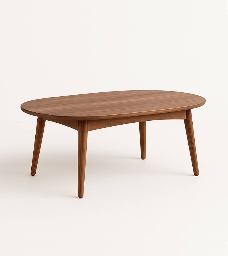 Scandinavian Wooden Coffee Table - 3
