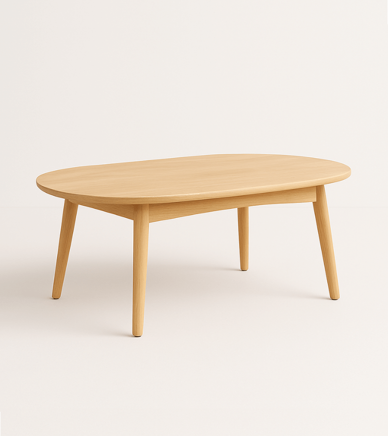 Scandinavian Wooden Coffee Table - 2