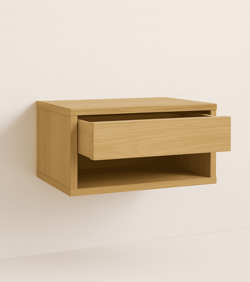 Floating Nightstand with Drawer - 3