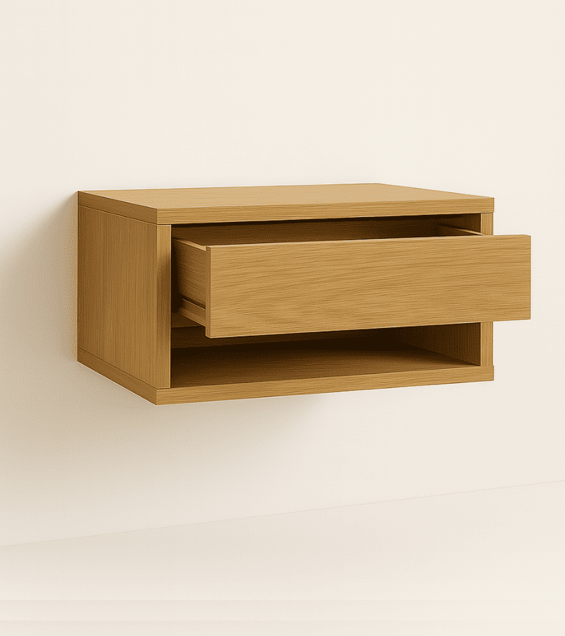Floating Nightstand with Drawer - 2